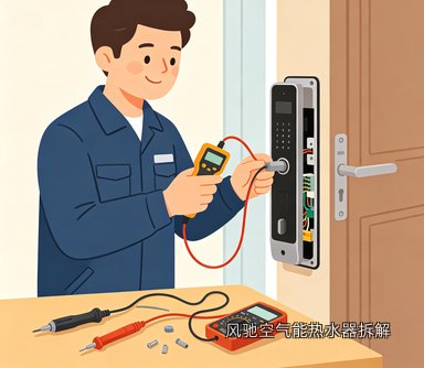 风驰空气能热水器拆解