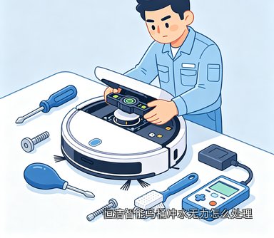 恒洁智能马桶冲水无力怎么处理
