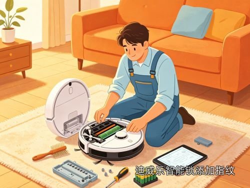 迪威乐智能锁添加指纹
