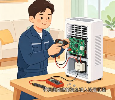 科思德指纹锁怎么进入设置页面