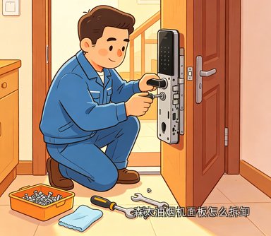 森太油烟机面板怎么拆卸