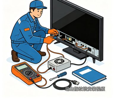 琨山指纹锁安装视频