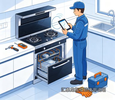 汇泰龙指纹锁使用说明