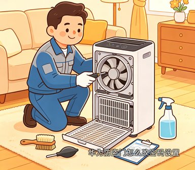 华为防盗门怎么改密码设置