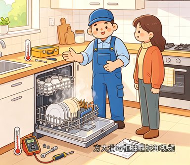 方太消毒柜抽屉拆卸视频