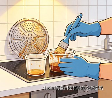 fusim防盗门密码锁怎么改密码