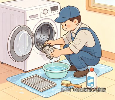 防盗门的实际受力情况