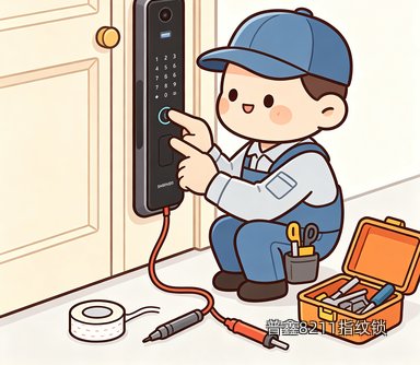 普鑫8211指纹锁