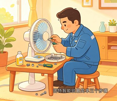 固特智能锁最简单三个步骤