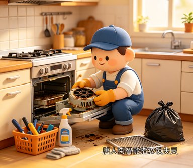 唐人街智能指纹锁失灵