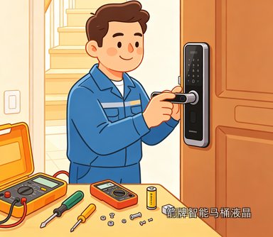 箭牌智能马桶液晶