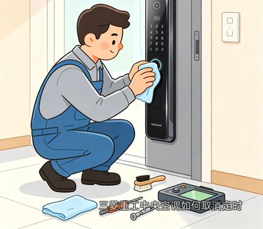 三菱重工中央空调如何取消定时