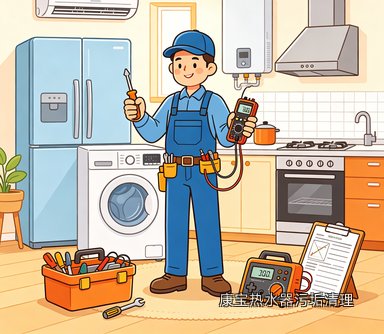 康宝热水器污垢清理