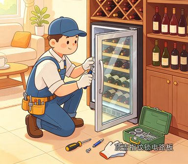 顶吉指纹锁电路板
