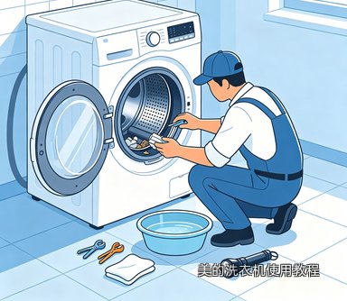 美的洗衣机使用教程