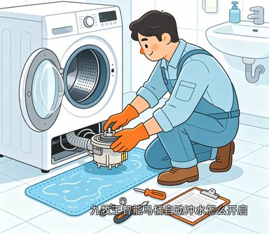 九牧王智能马桶自动冲水怎么开启