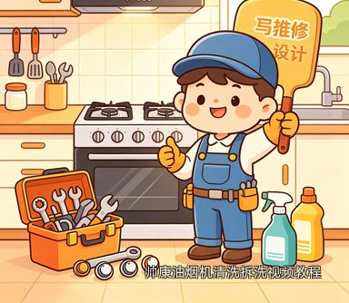 帅康油烟机清洗拆洗视频教程
