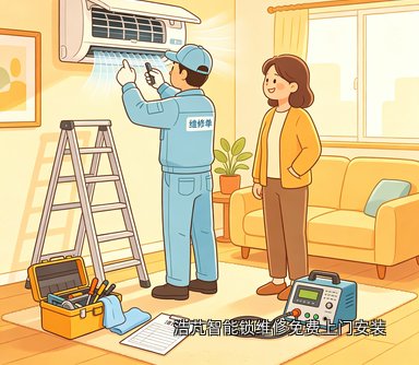 浩芃智能锁维修免费上门安装