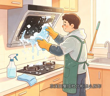 京芙田集成灶台柜怎么拆卸