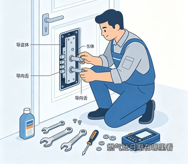 燃气灶日期在哪里看