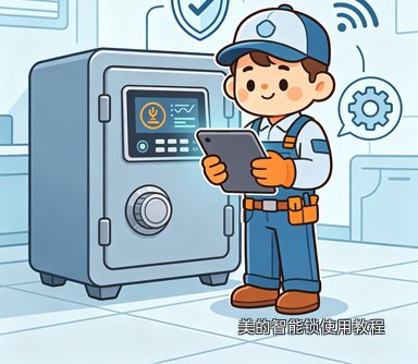 美的智能锁使用教程
