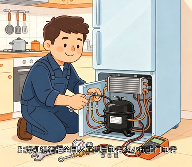 珠海凯得酒柜全国人工售后电话24小时上门电话