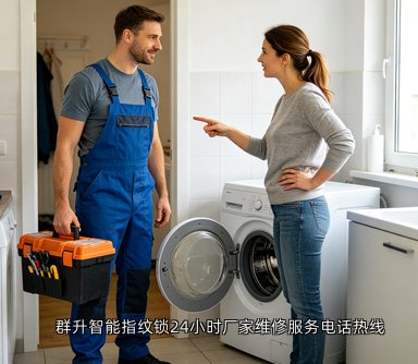 群升智能指纹锁24小时厂家维修服务电话热线