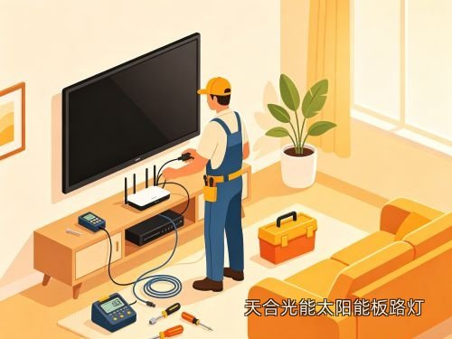 天合光能太阳能板路灯