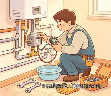 渡杰智能锁上门维修附近电话