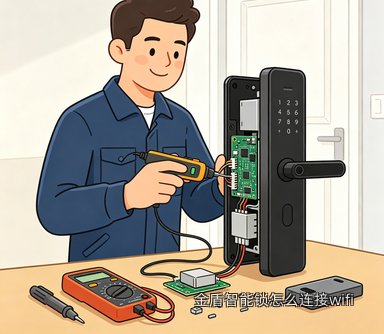 金盾智能锁怎么连接wifi