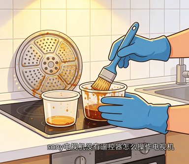 sony电视机没有遥控器怎么操作电视机