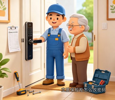 立盾保险柜怎么改密码