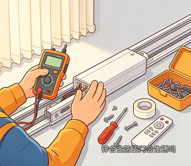 锌合金防盗门会生锈吗