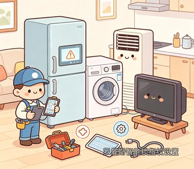 罗曼斯智能锁指纹设置