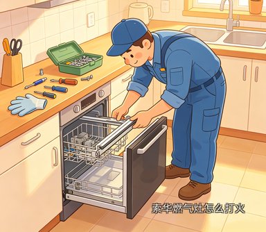 索华燃气灶怎么打火