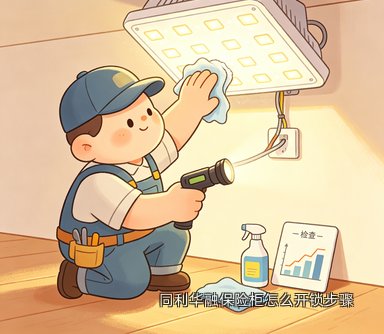 同利华融保险柜怎么开锁步骤