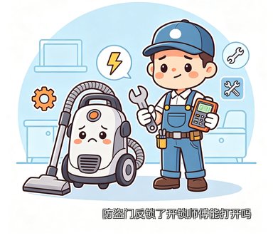 防盗门反锁了开锁师傅能打开吗