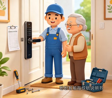 盼盼智能指纹锁说明书