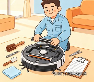 防盗门门锁安装教程