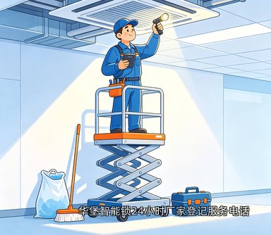 华堡智能锁24小时厂家登记服务电话