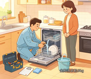 金羚洗衣机9kg