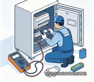 美的指纹锁安装视频教程