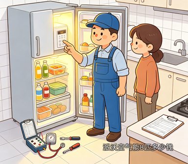 派沃空气能8匹多少钱
