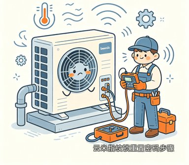 云米指纹锁重置密码步骤