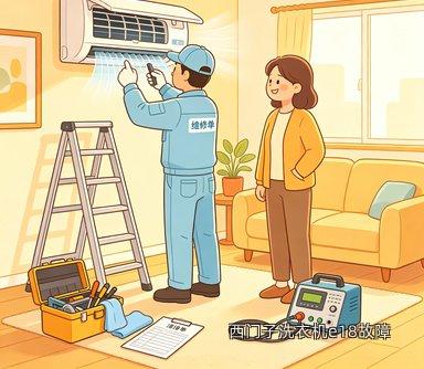 西门子洗衣机e18故障