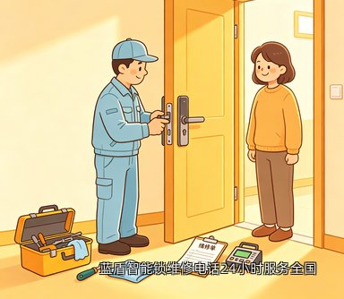 蓝盾智能锁维修电话24小时服务全国
