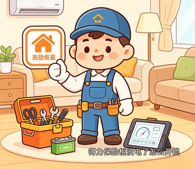 得力保险柜没电了怎么开锁