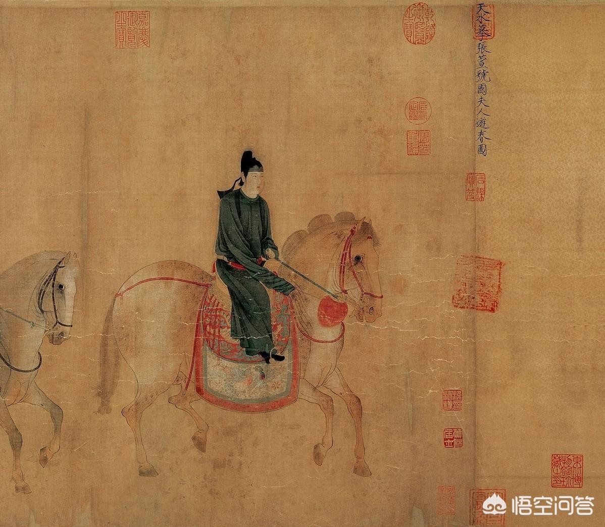 唐朝女性春游_唐朝女性春游图片