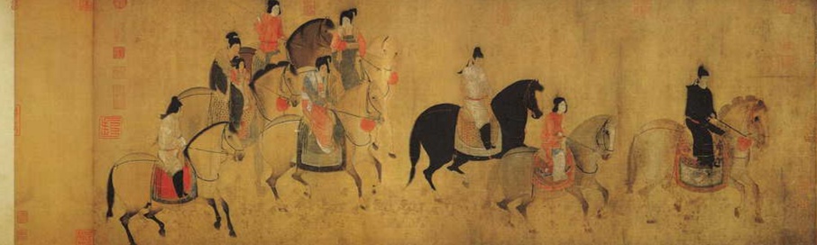 唐朝女性春游_唐朝女性春游图片