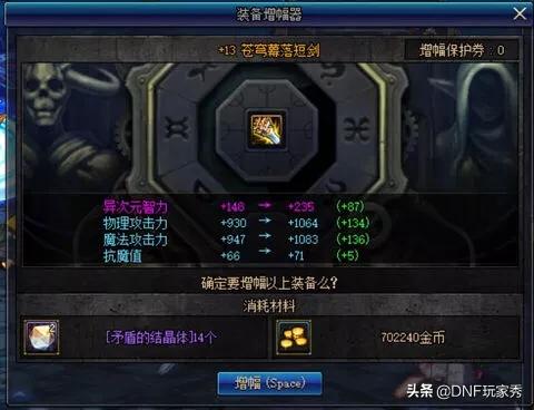 dnf增幅成功率_dnf增幅成功率表